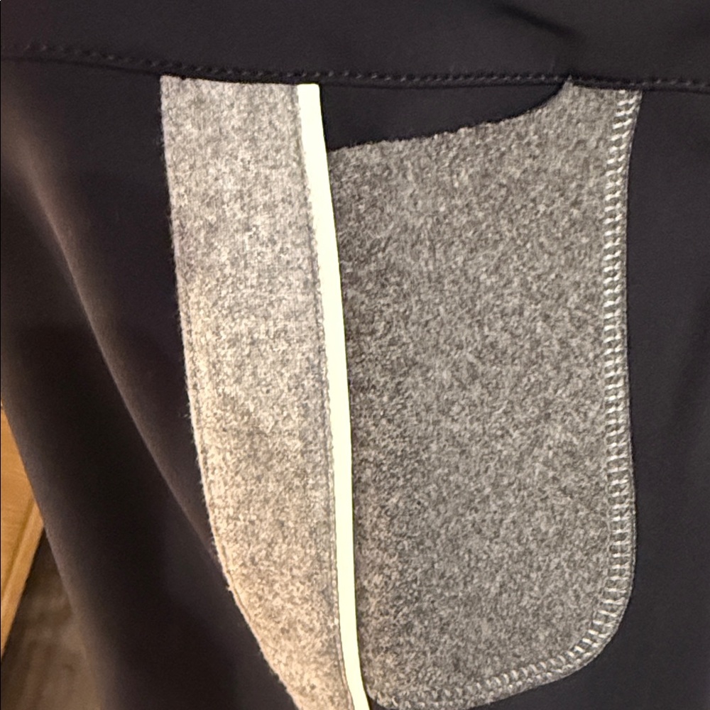 FrauenSchuh lined Black Ski Pants with gray and white detail Austrian Luxury - Picture 10 of 16